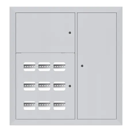 Щит этажный 9 кв. 3 окна в ряд по гориз. (1000х950х150) PROXIMA EKF