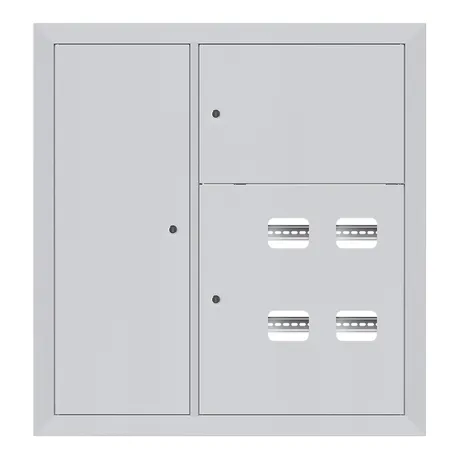 Щит этажный 4 кв. со слаботочным отсеком слева (1000х950х150) EKF Basic
