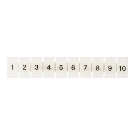 Маркеры для UT/ST/Push-in 2,5 с нумерацией 1-10 (100 шт.) EKF