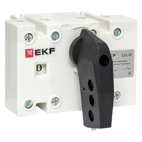 Рубильник-выключатель 63A 4P c рукояткой управления для прямой установки PowerSwitch EKF
