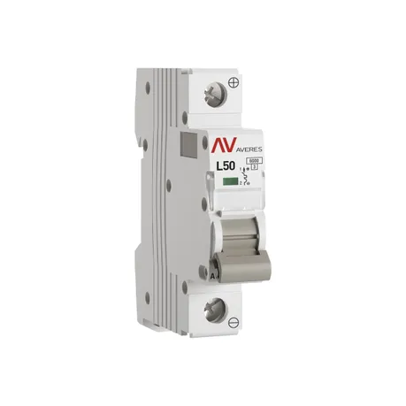 Выключатель автоматический AV-6 DC 1P 50A (L) 6kA EKF AVERES