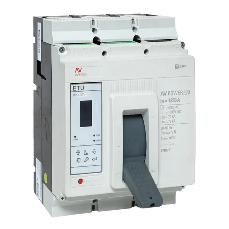 Автоматический выключатель AV POWER-5/3 1250А 70kA ETU6.2 EKF AVERES