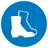 Знак пластик M05 "Работать в защитной обуви" (200x200) ГОСТ 12.4.026-2015 EKF PROxima