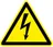 Знак пластик "Опасность поражения электрическим током" (Молния) (100х100) EKF PROxima