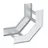 Угол 90 градусов вертикальный внутренний лестничный усиленный 150x700 мм (2 мм) HDZ EKF