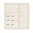 Щит этажный 6 кв. RAL9001 (1000х950х150) EKF Basic