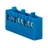 Шина "0" N (6х9мм) 8 отверстий латунь синий изолированный корпус на DIN-рейку EKF PROxima
