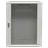 Шкаф настенный 19" TERACOM PRO 12U 600х450 мм дверь стеклянная с замком-ручкой серый