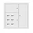 Щит этажный 6 кв. RAL9003 (1000х950х150) EKF Basic