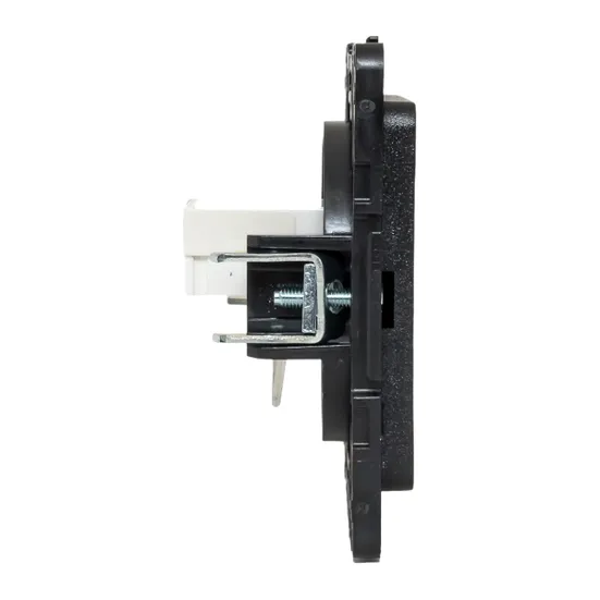 Стокгольм Механизм Розетки RJ-45 1-местной черный EKF PROxima