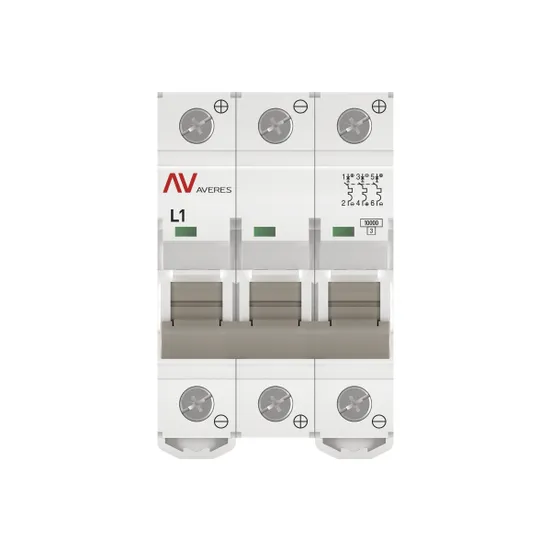 Выключатель автоматический AV-10 DC 3P 1A (L) 10kA EKF AVERES