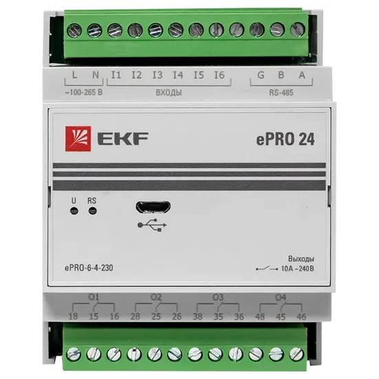 Модуль расширения ePRO удаленного управления 6вх\4вых 230В EKF PROxima