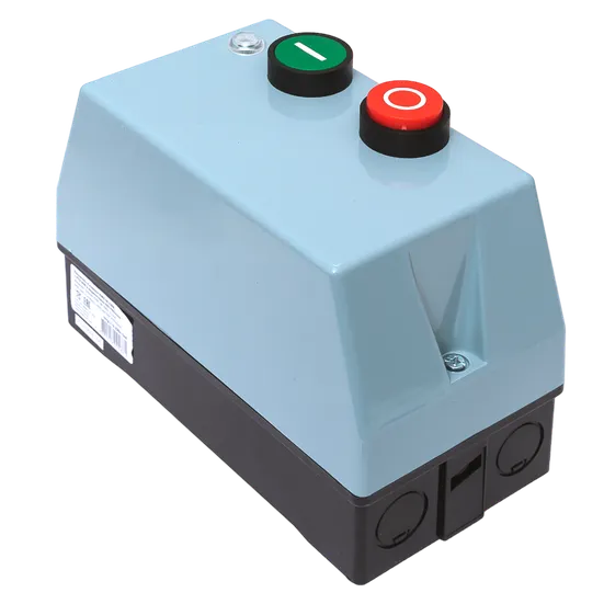 Пускатель в корпусе КМЭ 9А 230В с РТЭ Ir-5,5-8А и индикатором IP65 EKF