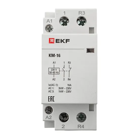 Контактор модульный КМ 16А NО+NC (2 мод.) EKF PROxima