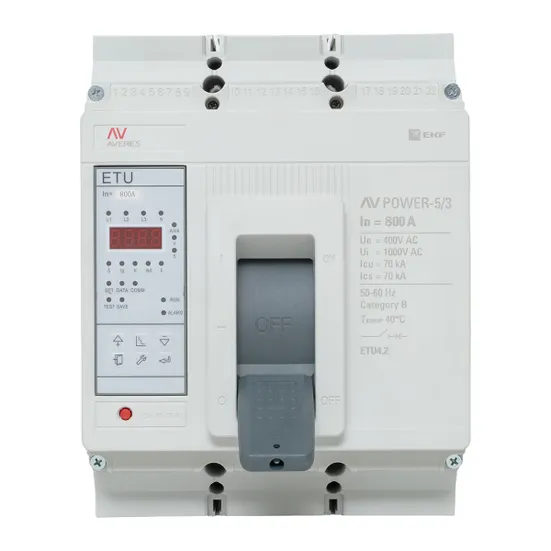 Автоматический выключатель AV POWER-5/3 800А 70kA ETU4.2 EKF AVERES