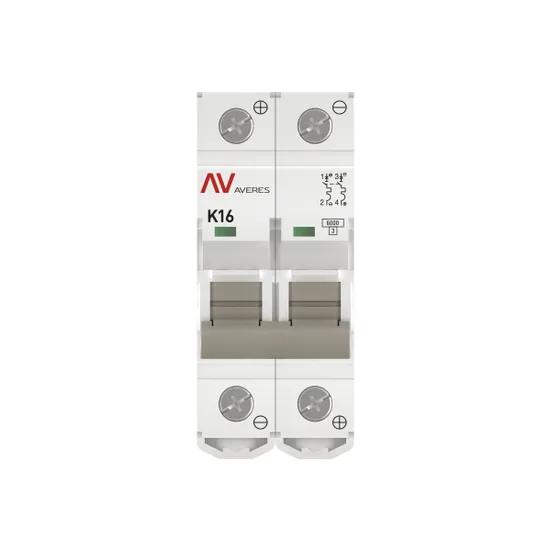 Выключатель автоматический AV-6 DC 2P 16A (K) 6kA EKF AVERES