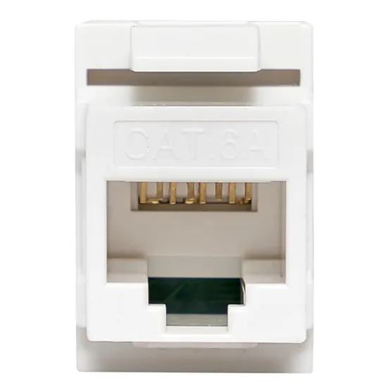Модуль Keystone TERACOM CS Cat.6A неэкранированный 110 IDC 180 градусов самозажимной (Toolless) оранжевый