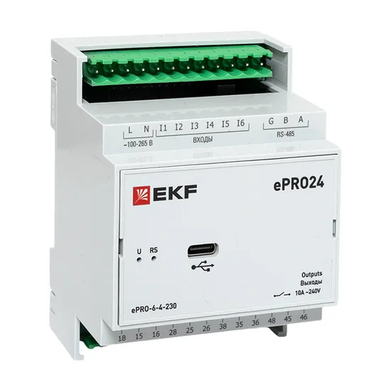 Модуль расширения ePRO24 удаленного управления 6вх\4вых 230В EKF PROxima