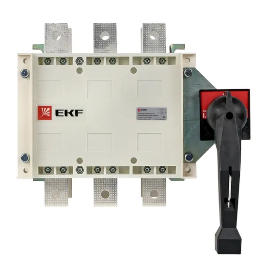 Рубильник-переключатель 630A 3P c рукояткой управления для прямой установки PowerSwitch EKF 