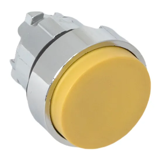 Исполнительный механизм кнопки XB4 желтый выпирающая возвратный без фиксации, без подсветки EKF PROxima