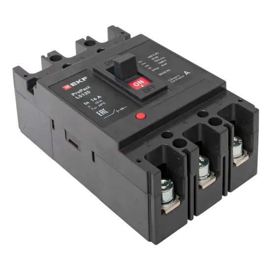 Автоматический выключатель LS125 18кА 3P 16А ProPact EKF