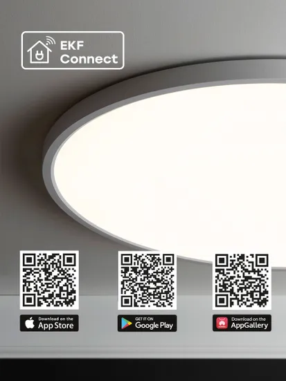 Умный потолочный светильник 600 мм 45 W EKF Connect