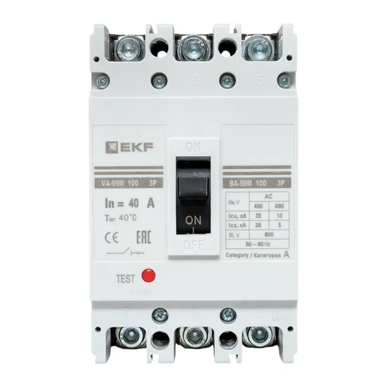Выключатель автоматический ВА-99М 100/40А 3P 35кА EKF