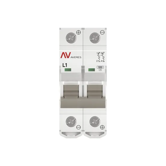 Выключатель автоматический AV-10 DC 2P 1A (L) 10kA EKF AVERES
