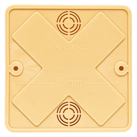 Коробка разветвительная KMP-030-032 (100х100х28) светлое дерево EKF PROxima