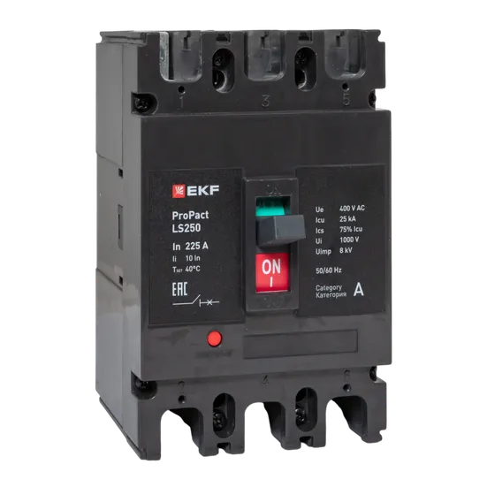 Автоматический выключатель LS250 25кА 3P 225А ProPact EKF