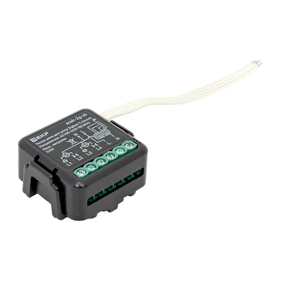 Умное реле для штор в подрозетник 2-канальное Zigbee EKF Connect Select