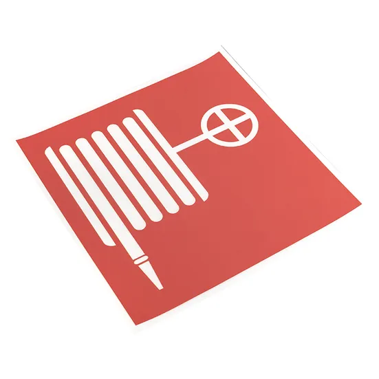 Знак наклейка F02 "Пожарный кран" (200х200) ГОСТ 12.4.026-2015 EKF