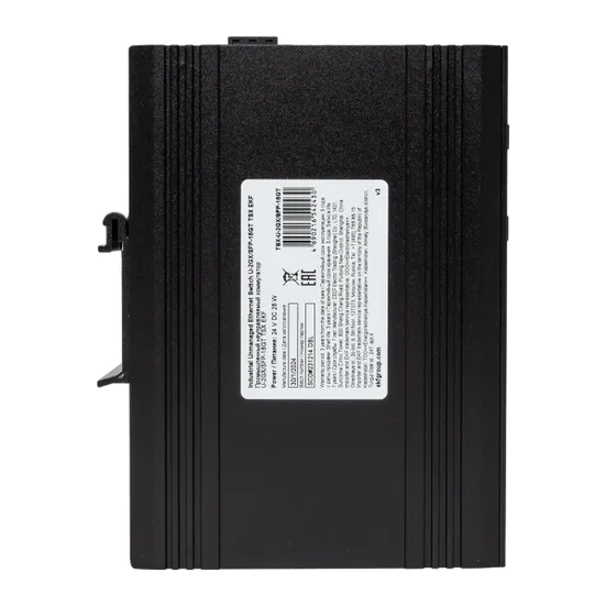 Промышленный неуправляемый коммутатор U-2GX/SFP-16GT, 2 порта 1000Base-X SFP, 16 портов 10/100/1000Base-T(X) RJ45, монтаж на динрейку TSX EKF