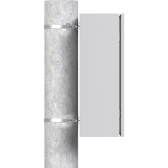 Комплект крепления на столб монтажной полосой (ширина шкафа до 650 мм) EKF