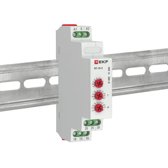 Реле времени (10 устанавл. функц.) RT-10 12-240В EKF PROxima