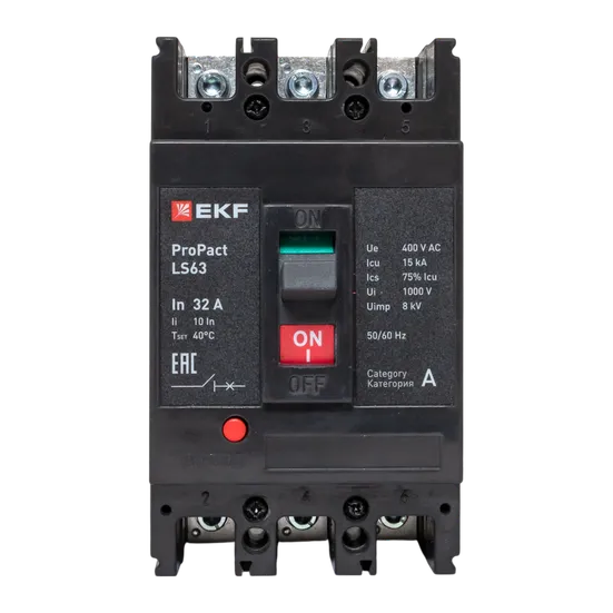Автоматический выключатель LS63 15кА 3P 32А ProPact EKF