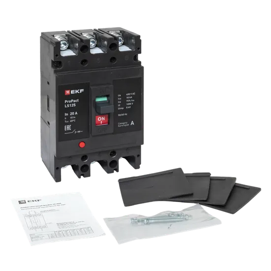 Автоматический выключатель LS125 18кА 3P 20А ProPact EKF
