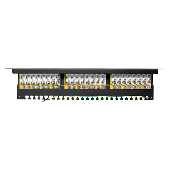 Патч-панель TERACOM CS 19'' Cat.6 1U полный экран STP 24 порта RJ-45 Dual IDC с органайзером