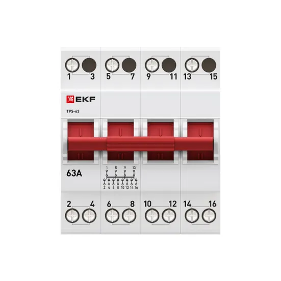Трехпозиционный переключатель ТПС-63 4P 63А PROXIMA EKF
