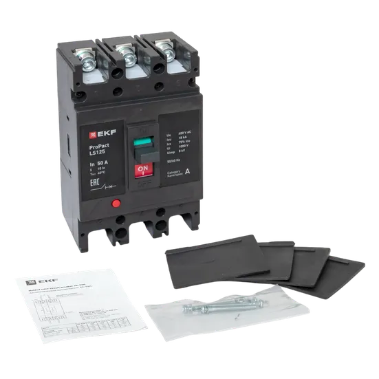 Автоматический выключатель LS125 18кА 3P 50А ProPact EKF