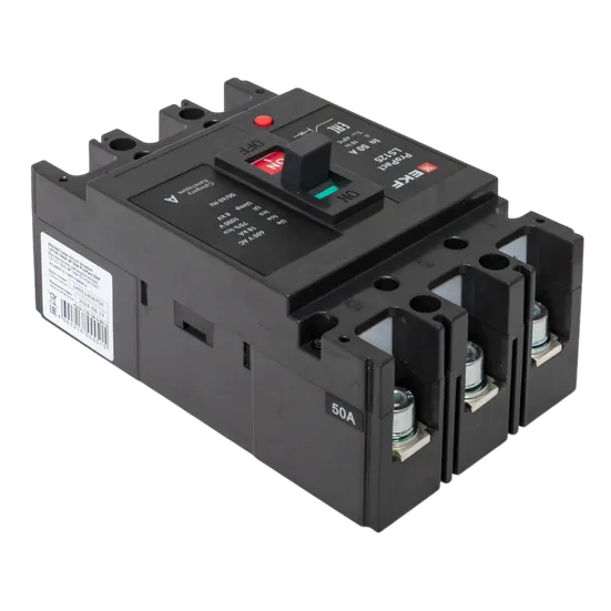 Автоматический выключатель LS125 18кА 3P 50А ProPact EKF