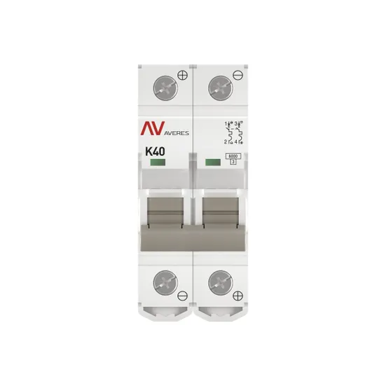 Выключатель автоматический AV-6 DC 2P 40A (K) 6kA EKF AVERES