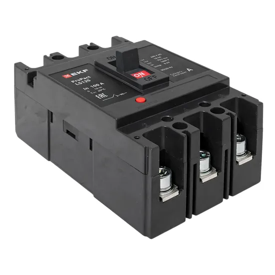 Автоматический выключатель LS125 18кА 3P 100А ProPact EKF
