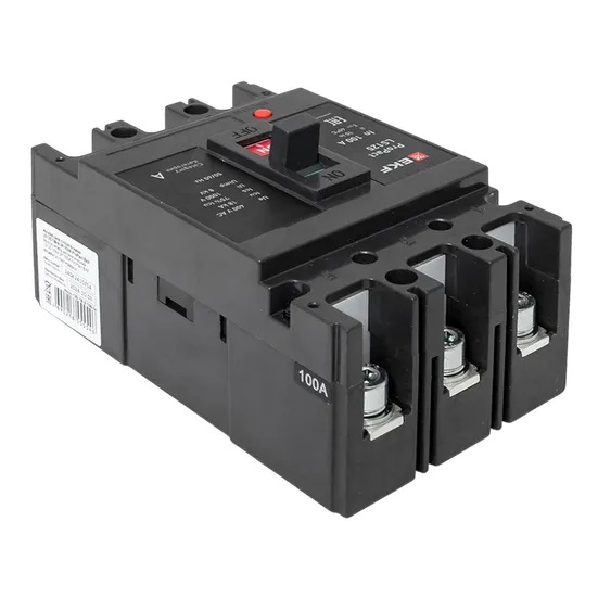 Автоматический выключатель LS125 18кА 3P 100А ProPact EKF