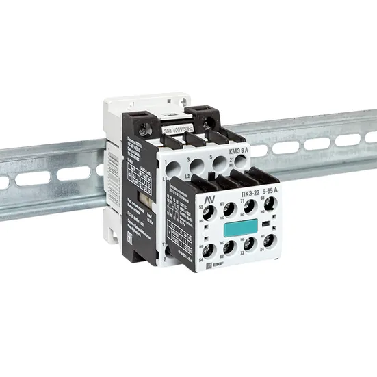 Комплект КМЭ 9А 1NC 400В АС с дополнительными контактами 2НО+2НЗ EKF AVERES