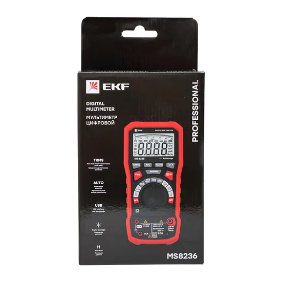 Мультиметр цифровой MS8236 EKF Professional