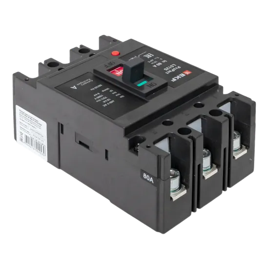 Автоматический выключатель LS125 18кА 3P 80А ProPact EKF