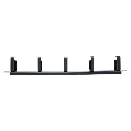 Кабельный органайзер TERACOM PRO 1U 5 колец чёрный