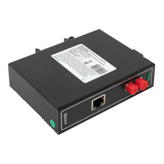 Медиаконвертер 10/100/1000Base-TX в 1000Base-X, разъем FC, двойное одномодовое оптоволокно, 1310нм TSX EKF