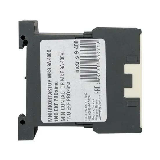 Миниконтактор МКЭ 9А 400В 1NO EKF PROxima